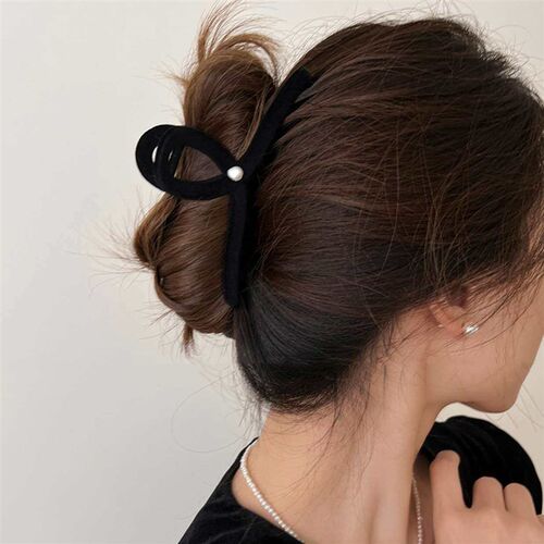 Autumn and winter high-grade pearl hair clip clip hair clip
