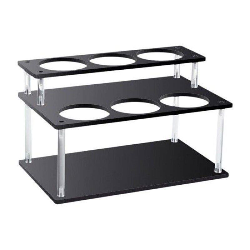 Coffee Syrup Rack Condiment Storage Rack Stable 2Tier Space - 实物图