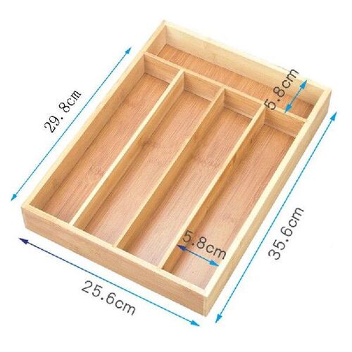 Adjustable Bamboo Drawer Divider DIY Storage Shelves
