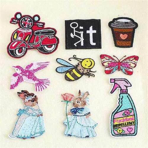 Cute Cartoon Patch Squirre Birds Clothes Decoration Badges