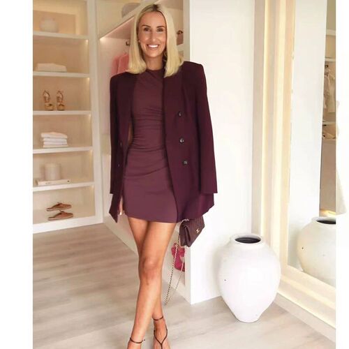 New Elegant Dresses Womens Summer 2025 New Fashion Tight Ru