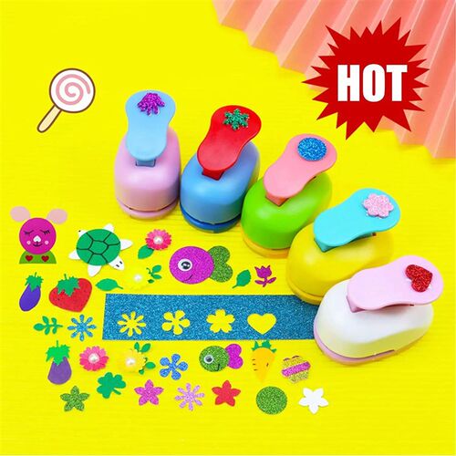 DIY Children Scrapbooking Paper-cut Hole Punch Animal Shape