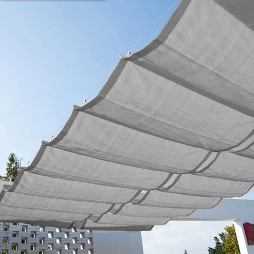 Customizable Courtyard Pavilion Telescopic Wave Sun Shade Ne