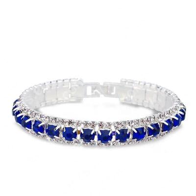 Sparkling Multi-Color Round Cubic Zirconia CZ Womens