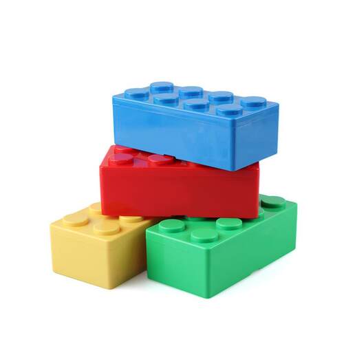 New Creative Storage Box Building Block Shapes Plastic Savin