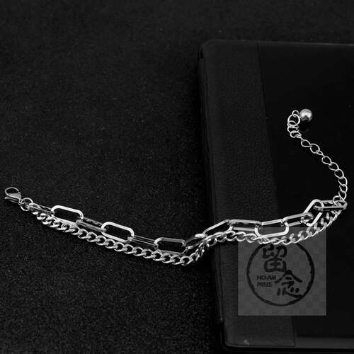 -Stainless Steel Combination Chain Brlet Neutral Wind Men an