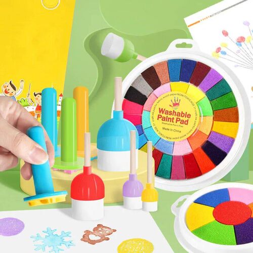 Kids Drawing Toys Kits DIY Sponge Painting Brush Sponge Stam