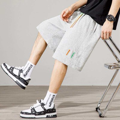 Mens Shorts Summer Thin Sweatpants Loose Outer Wear Beach P