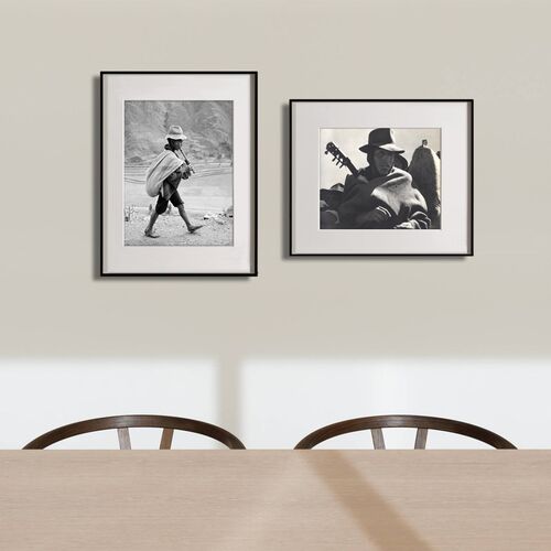 Werner Bischof经典复古黑白摄影艺术挂画客厅餐厅多张装饰画