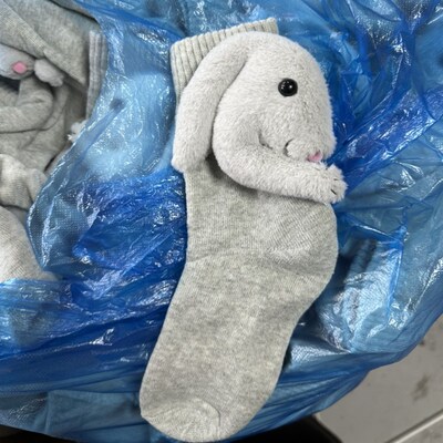 3D Knitted Animal Cute Socks Cozy Fuzzy Thick Warm Plush Kaw