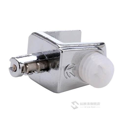 Zinc Alloy material Chrome color 5-8mm glass shelf support H