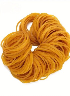 High elastic yellow rubber band - set of 200/500 pieces
