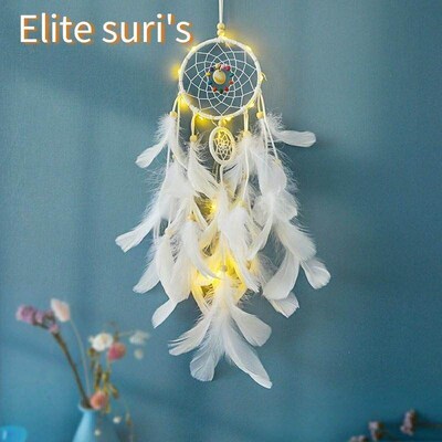 Feather dream catcher dream net wind ling  material bag