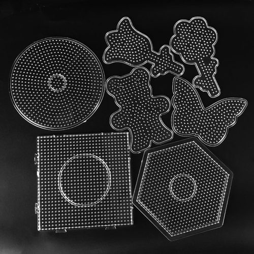 5mm Hama Beads Toy DIY PUPOU Beads tool Educational Tangram