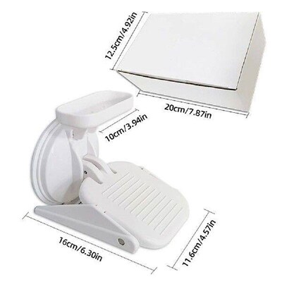 Shower Foot Rest Powerful Suction Cup Pedicure Foot Rest No