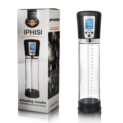 Enlargement Vacuum Pump LCD Electric Penis Pumps Male Mastur