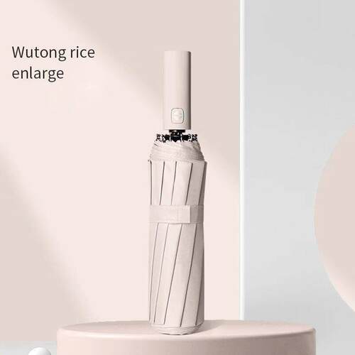 12 Ribs Umbrella Automatic Double UV Parasol Strong Wind Res