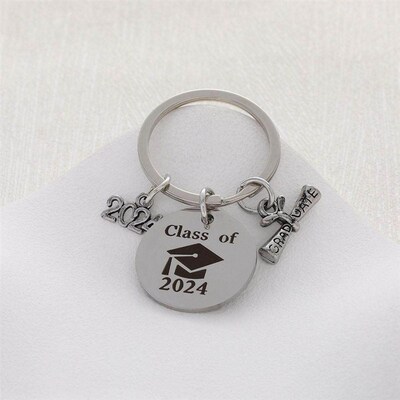 2024 keychain graduation season blessing gift class of 2024