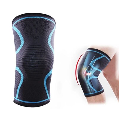 1PCS Fitness Running Cycling Knee Support Braces Elastic Nyl