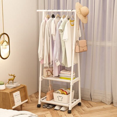 NewSimple clothes hanger coat storage rack shoe shelf stool
