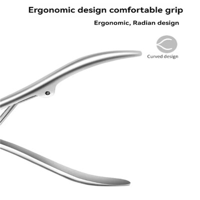 Stainless Steel Nail Art Cutter Scissor Cuticle Clipper Push