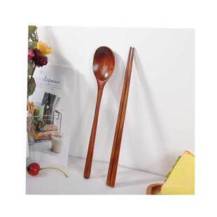 Wooden Spoon Chopstick Set Kitchen Cooking Utensil Tools