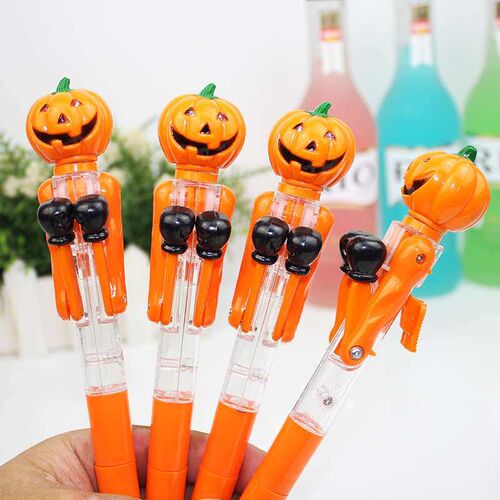 Halloween Gift Childrens Prize Cute Pumpkin Boxing Pen with