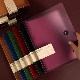 Inner Cover A5/B5/A4 Binder Cover DIY Binder 8 Hole A4 File