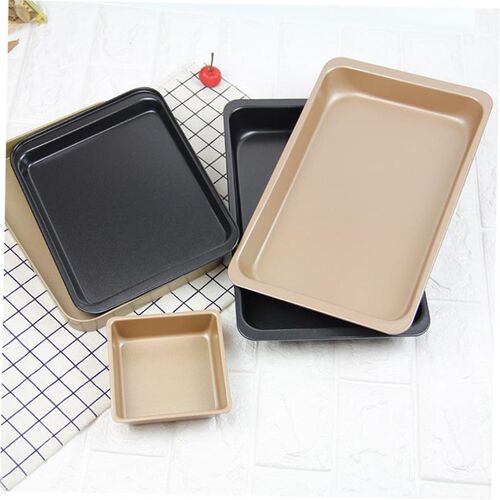 9寸/11寸Non-stick Baking Tray Cookie Sheet不粘长方深烤盘特厚