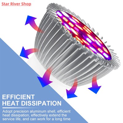 LED Phyto Grow Light Full Spectrum Phytolamp E27 Plant Bulb