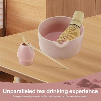 4Pcs Japanese Matcha Set Traditional Matcha Tea Set for Tea