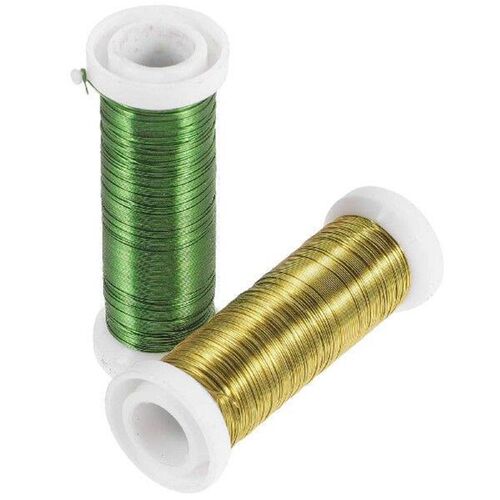 2 Rolls Flower Garland Arrangements DIY Stem Wires Crafting