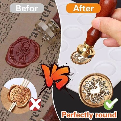 32mm/49mm Wax Seal Mold Silicone Seals Stamp Pad Sealing Wax