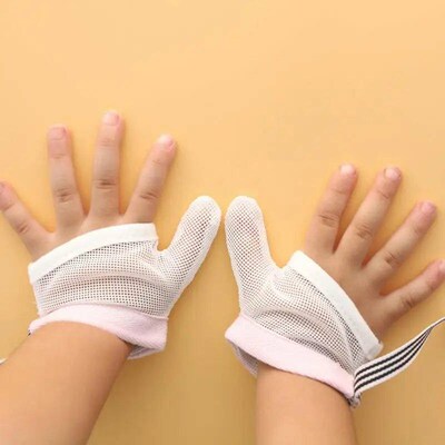1 Pair Of Physical Anti Eating Gloves For Babies Thumbs For