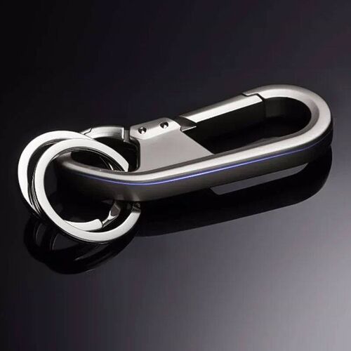 Men Metal Car Key Chain Key Ring Waist Hanged Key Holder Fas
