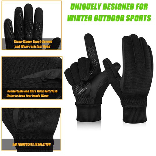 MOREOK -10 Winter Gloves 3M Thinsulate Warm Thermal Gloves