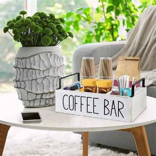 Wooden Coffee Station Coffee Pod Holder Large Capacity
