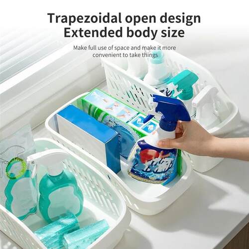 1pc bathroom storage box with pulleys household drawer-type
