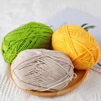 A1-1 50g/Set Soft Milk Cotton Yarn for Crochet Threads for K
