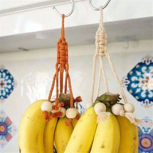 Portable Cotton Rope Banana Hanger Non-slip Durable Banana