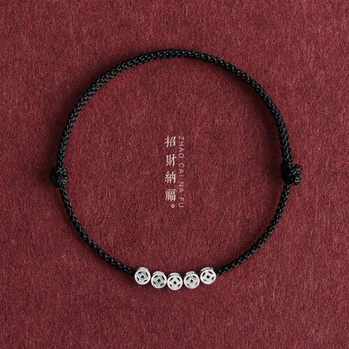 Handmade Red String Bracelet for Women Men Mini Chinese Luck
