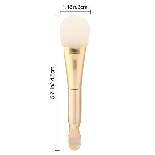 Double-headed Silicone Mask Brush Professional Soft Brush He