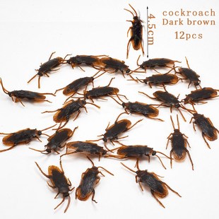 Halloween 12pcs Funny Fake Cockroach Halloween Party Decorat