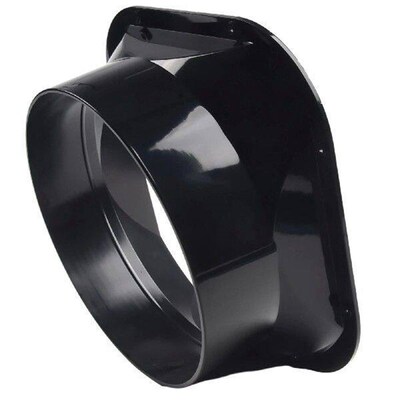 None Flange Connector Ventilation Duct Black Indoor Small