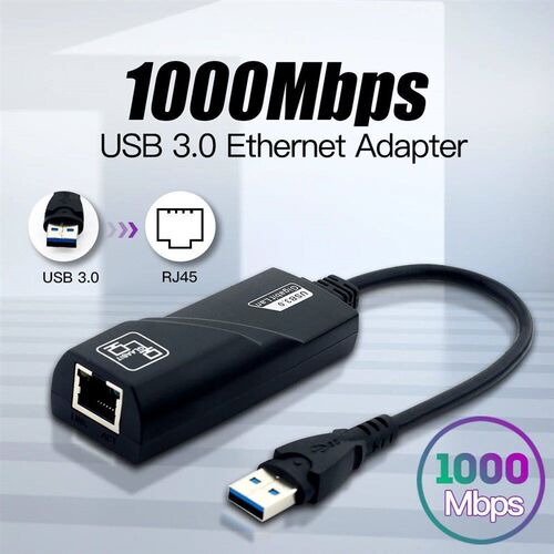 1000Mbps USB3.0 To Rj45 Lan Ethernet Adapter RTL8153 10/100/