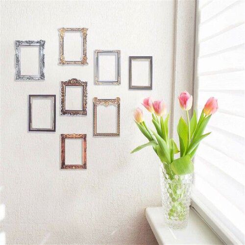 8 Pcs Retro Photo Frame Decor Picture Frames Vintage ter