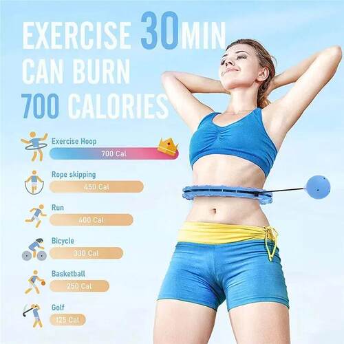 Weighted Hula Circle Hoops for Adults Weight Loss Plus Size