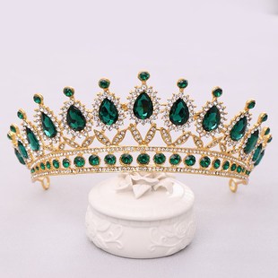 Luxury Rhinestone Crystal Crown Bride Tiaras And Crowns Quee