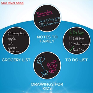A5 Size Mini Magnetic Blackboard Chalkboard Sticker Drawing