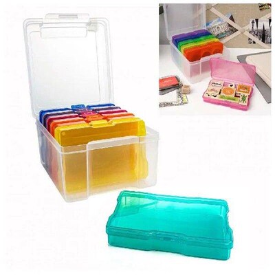 Storage Box Photo Album Storage Box Compact Transparent